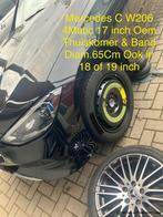 Reservewiel Thuiskomer Mercedes GLK X204 & A C CLA klasse 17, Gebruikt, -, -, Banden en Velgen