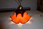 HANGLAMP,SIXTIES,ZEVENTIES,POP,MID-CENTURY,VINTAGE, Gebruikt, Ophalen of Verzenden, Glas, Minder dan 50 cm