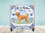 Life is Better With a Griffon Fauve de Bretagne - Tegel, Verzenden, Nieuw