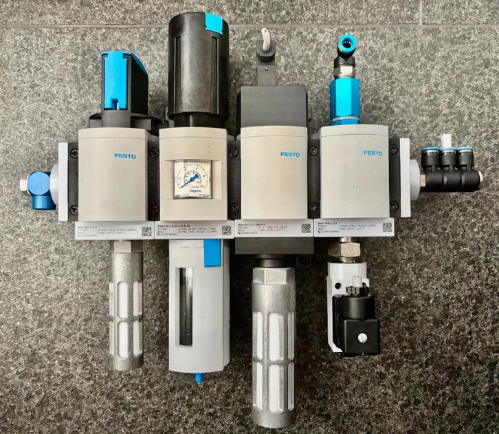 FESTO - Luchtverzorging MS6 - Complete unit, Hobby en Vrije tijd, Elektronica-componenten, Gebruikt, Ophalen of Verzenden