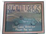 Bugatti wandbord Handgemaakt, Ophalen, Nieuw, Auto's