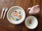 Real Madrid servies roze baby peuter 5-delig, Ophalen of Verzenden, Nieuw, Kraamcadeau