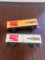 Lima 3113 wagons met Coca Cola erop, Gebruikt, Gelijkstroom, Wagon, Ophalen of Verzenden