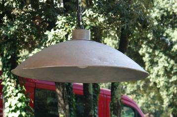 Brocante - Stoere grote industriële lamp! beschikbaar voor biedingen