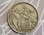 Munt Spanje 5 Peseta 1957, Postzegels en Munten, Ophalen of Verzenden, Overige landen
