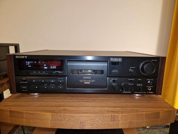 Sony TC-K808ES top deck-- top staat, Audio, Tv en Foto, Cassettedecks, Sony, Ophalen of Verzenden