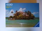 vintage Ravensburger puzzel tropische eilanden 1000 stukjes, Hobby en Vrije tijd, Ophalen of Verzenden, 500 t/m 1500 stukjes, Legpuzzel
