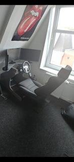 Custom playeat incl. 3 schermen en PC. Race simulator, Spelcomputers en Games, Ophalen, Playseat of Racestoel