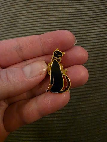 Vintage pin kat poes Nieuwstaat  beschikbaar voor biedingen