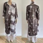 Salwar kameez anarkali churidar saree lengha jurk grijs S, Nieuw, Ophalen of Verzenden, Maat 36 (S), Grijs