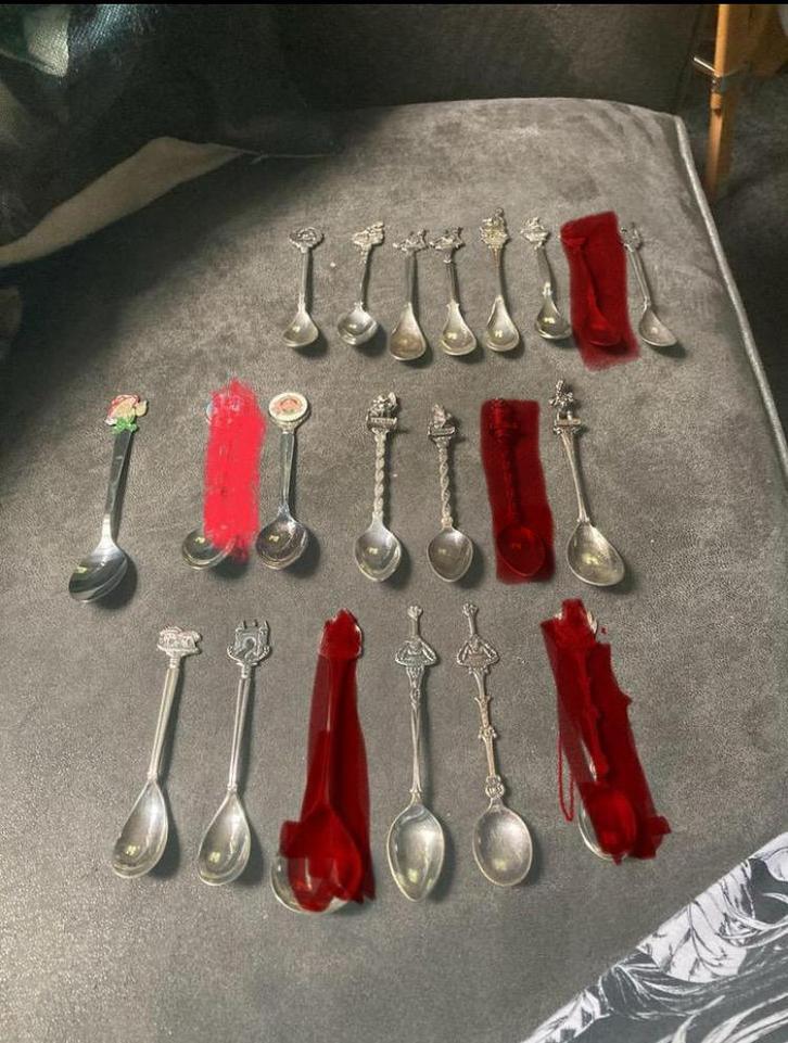 Efteling lepeltjes, Antiek en Kunst, Antiek | Bestek, Ophalen of Verzenden