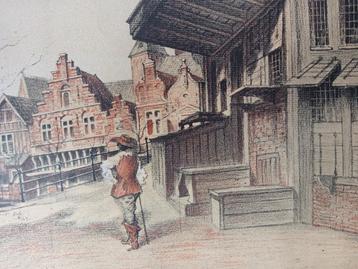 Hendrik Klijn Prent 1895 -  beschikbaar voor biedingen