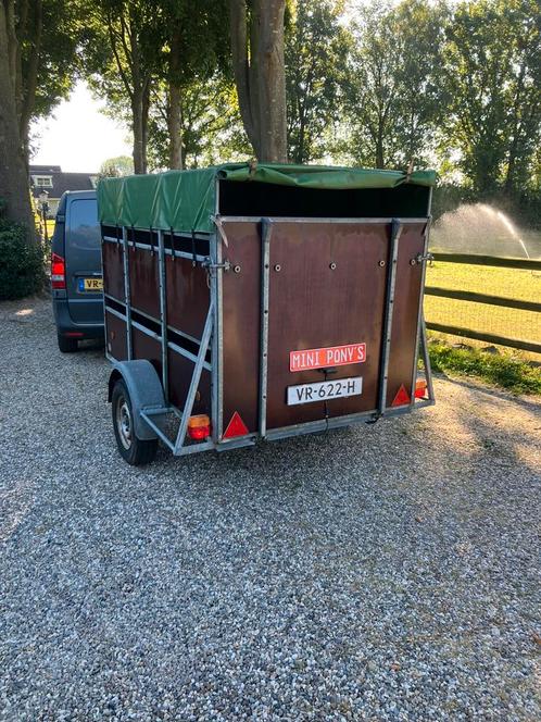 Kleinveetrailer veetrailer schapentrailer ponytrailer., Dieren en Toebehoren, Paarden en Pony's | Trailers en Aanhangwagens, Overige typen