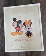Mickey & Minnie Poster - Ingelijst, Huis en Inrichting, Ophalen of Verzenden, Zo goed als nieuw, Foto of Poster, Minder dan 50 cm