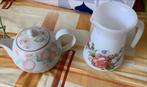 Nieuwe theepot en vintage Arcopal kan, Ophalen of Verzenden