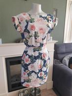 Made in Italy schattige rozen jurk M 38 40 €10 incl verz, Blauw, Knielengte, Maat 38/40 (M), Zo goed als nieuw