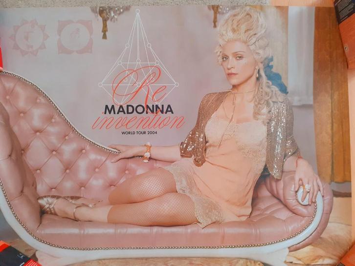 MADONNA - Tourposter Reinvention 2004, Verzamelen, Muziek, Artiesten en Beroemdheden, Zo goed als nieuw, Poster, Artwork of Schilderij