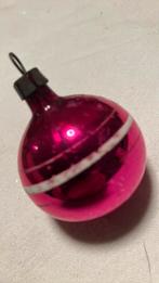 Vintage antieke kerstbal, feathertree roze, Diversen, Kerst, Ophalen of Verzenden