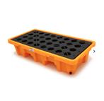 Gebruikte olievaten opvangbak voor 2 grote vaten, Ophalen, Zo goed als nieuw