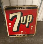 7 up / 7up  oud Italiaans reclame bord metaal 50x40 mancave, Ophalen, Gebruikt, Reclamebord