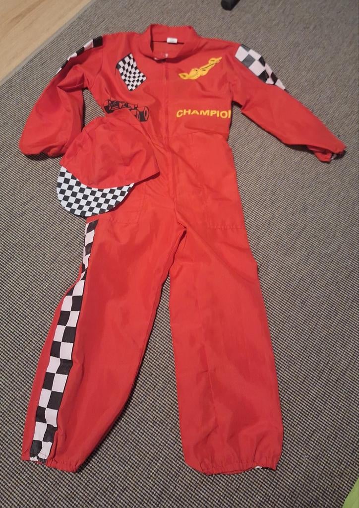 Race/ coureurpak, Kinderen en Baby's, Carnavalskleding en Verkleedspullen, Ophalen of Verzenden, Zo goed als nieuw, Meisje