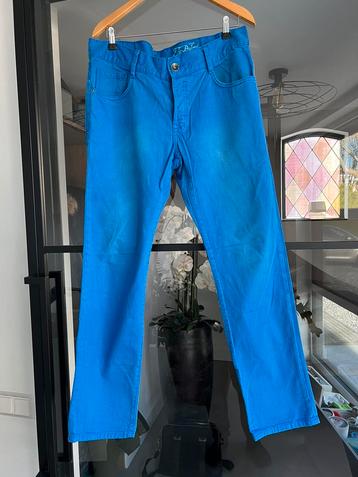 EDC brand jeans 34-32 kleur blauw knoopsluiting dragon fit