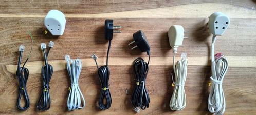 Diverse (PTT / KPN) telefoon stekkers en rj11 kabels, Telecommunicatie, Vaste telefoons | Niet Draadloos, Nieuw, Ophalen of Verzenden