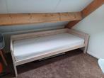 Lifetime éénpersoonsbed 90x200 inclusief matras, Huis en Inrichting, Slaapkamer | Bedden, Ophalen, 90 cm, Eenpersoons, Wit