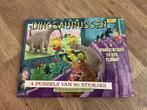 Dinosaurussen voorlees boek met puzzels, Ophalen of Verzenden, Zo goed als nieuw, Puzzelen