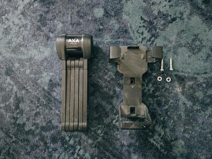 AXA Fold Ultra 90 - Vouwslot - Inclusief Houder - ART 2, Fietsen en Brommers, Fietsaccessoires | Fietssloten, Gebruikt, Vouwslot