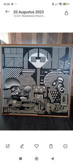 Olieverf op linnen, Antiek en Kunst, Kunst | Schilderijen | Modern, Ophalen