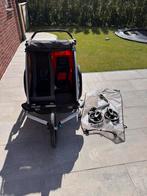 Thule chariot cross double fietskar hardloop kinderwagen, Ophalen, Gebruikt, Kinderkar