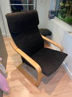zwarte fauteuil Ikea, Ophalen, Zo goed als nieuw, 75 tot 100 cm, 50 tot 75 cm