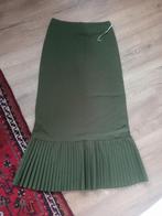 Nieuwe Khaki plisse maxi rok (38), Maat 38/40 (M), Verzenden, Nieuw, Burun