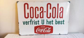 Emaille bord Coca Cola Langcat beschikbaar voor biedingen