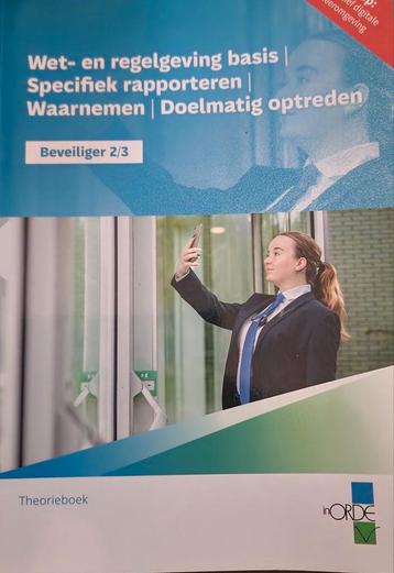 Theorieboek Beveiliger 2/3 MBO beschikbaar voor biedingen
