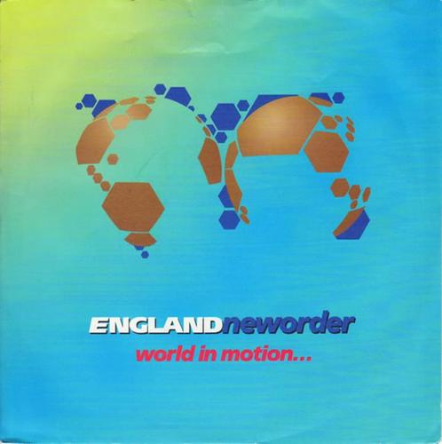 ENGLAND NEW ORDER – World In Motion... ( 45T 1990 ), Cd's en Dvd's, Vinyl | Dance en House, Gebruikt, Disco, Overige formaten