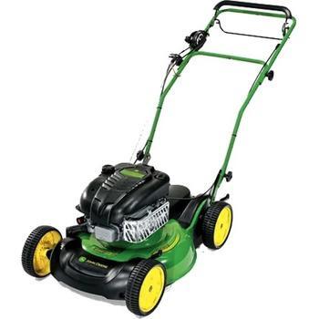 John Deere JS63V - 53cm maaibreedte, Tuin en Terras, Grasmaaiers, Zo goed als nieuw, Benzine-grasmaaier, 50 cm of meer, Cirkelmaaier