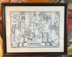 Glasgravure de slotenmaker, Antiek en Kunst, Ophalen of Verzenden