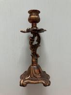 Klassieke bronzen kandelaar vintage, Ophalen of Verzenden, Koper of Brons