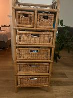 Rotan / riet ladekastje, Huis en Inrichting, Kasten | Ladekasten, Ophalen