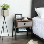 Industriële Bijzettafel iBella Living - Compact, Minder dan 45 cm, ., Nieuw, Ophalen of Verzenden