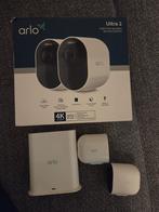 Arlo Ultra 2 4K Camera's Set + Smarthub, Ophalen of Verzenden, Gebruikt, Buitencamera