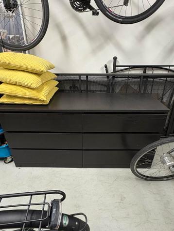 IKEA MALM Ladekast Zwart - afbeelding 1