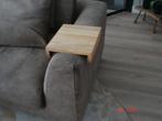 Stevige armleuning dienblad hout 25,5 X 7 cm hoog, Huis en Inrichting, Woonaccessoires | Dienbladen, Ophalen of Verzenden, Rechthoekig