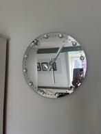 Spiegelklok karlsson 40 cm met diamanten, Huis en Inrichting, Woonaccessoires | Klokken, Ophalen of Verzenden, Zo goed als nieuw