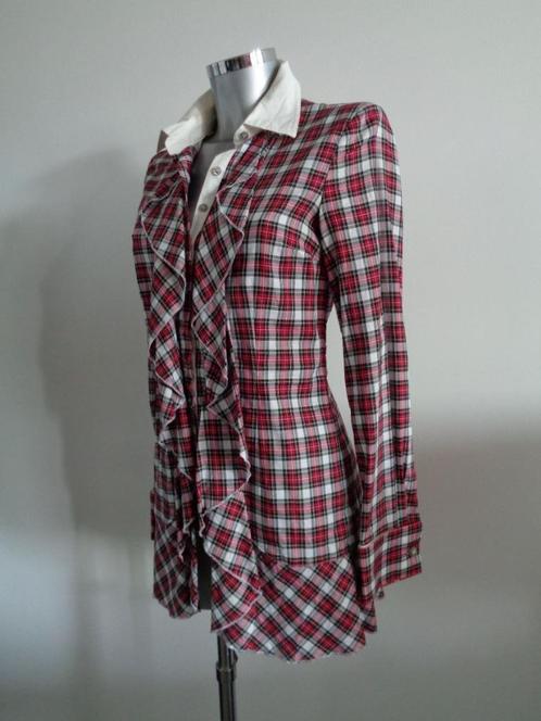 Anna van Toor blouse met corset sluiting, maat 36, katoen, Kleding | Dames, Blouses en Tunieken, Zo goed als nieuw, Maat 36 (S)