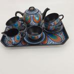 Platelen thee servies Gouda Holland model Clara en prachtig, Antiek en Kunst, Ophalen of Verzenden