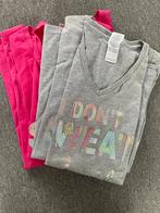 Dames T-shirts Katoen - I don't sweat I Sparkle., Ophalen, Maat 42/44 (L), Nieuw, Korte mouw