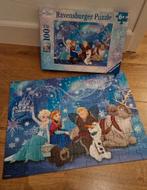 Xxl disney Frozen puzzel 100st, Ophalen of Verzenden, Meer dan 50 stukjes, Zo goed als nieuw, 6 jaar of ouder
